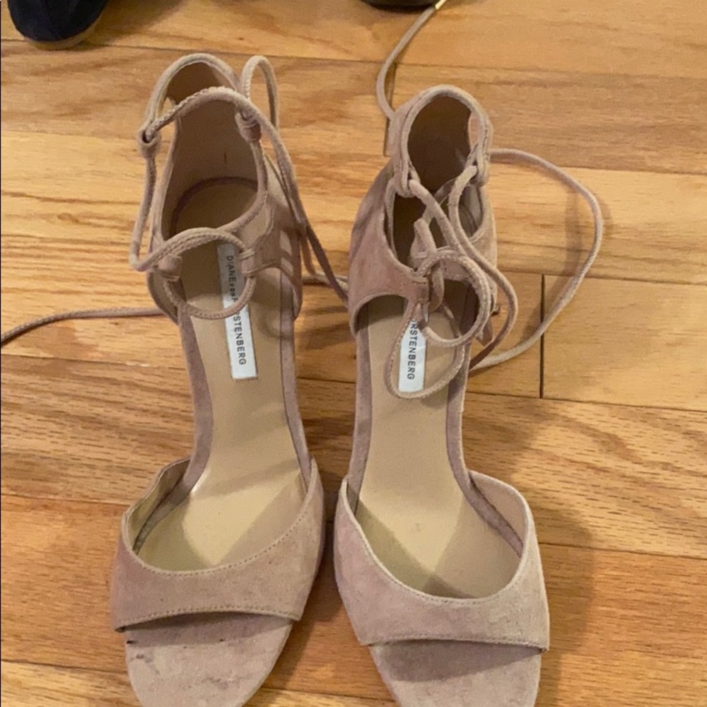 DVF strappy heals